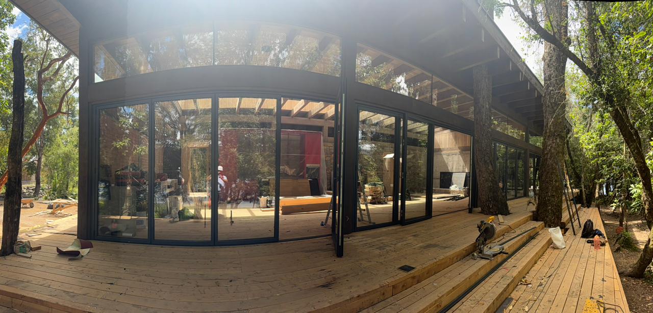 Construcción de vivienda en Villarrica siguiendo normativa NCh de aislación térmica